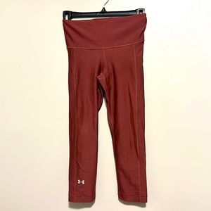 Under Armour Cropped Burnt Orange Legging